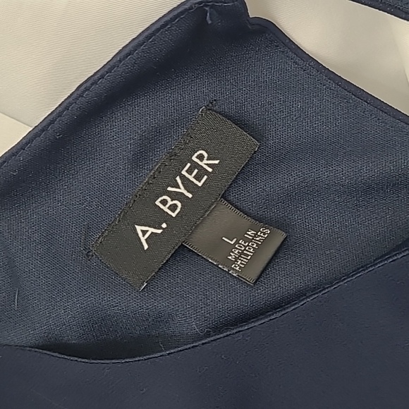 {A. Byer} Navy Dress wedding guest, formal, casual, night out - Picture 7 of 7
